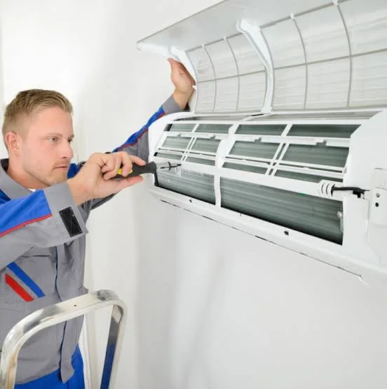 Rooftop HVAC equipment arranged for dependable building comfort